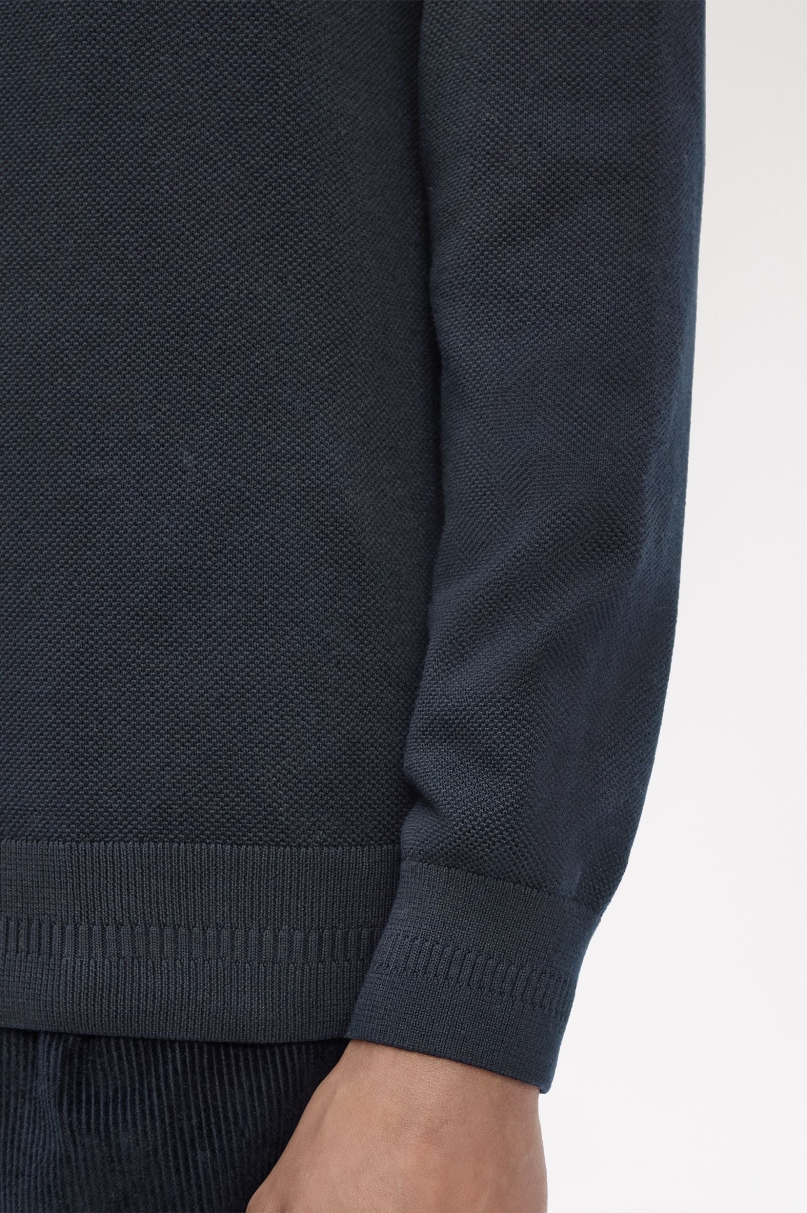 Fred Perry Malha Piqué decote redondo