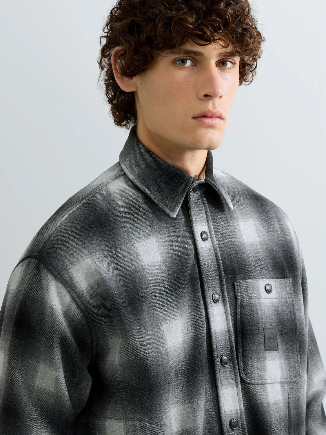 Replay Sobrecamisa flanela xadrez