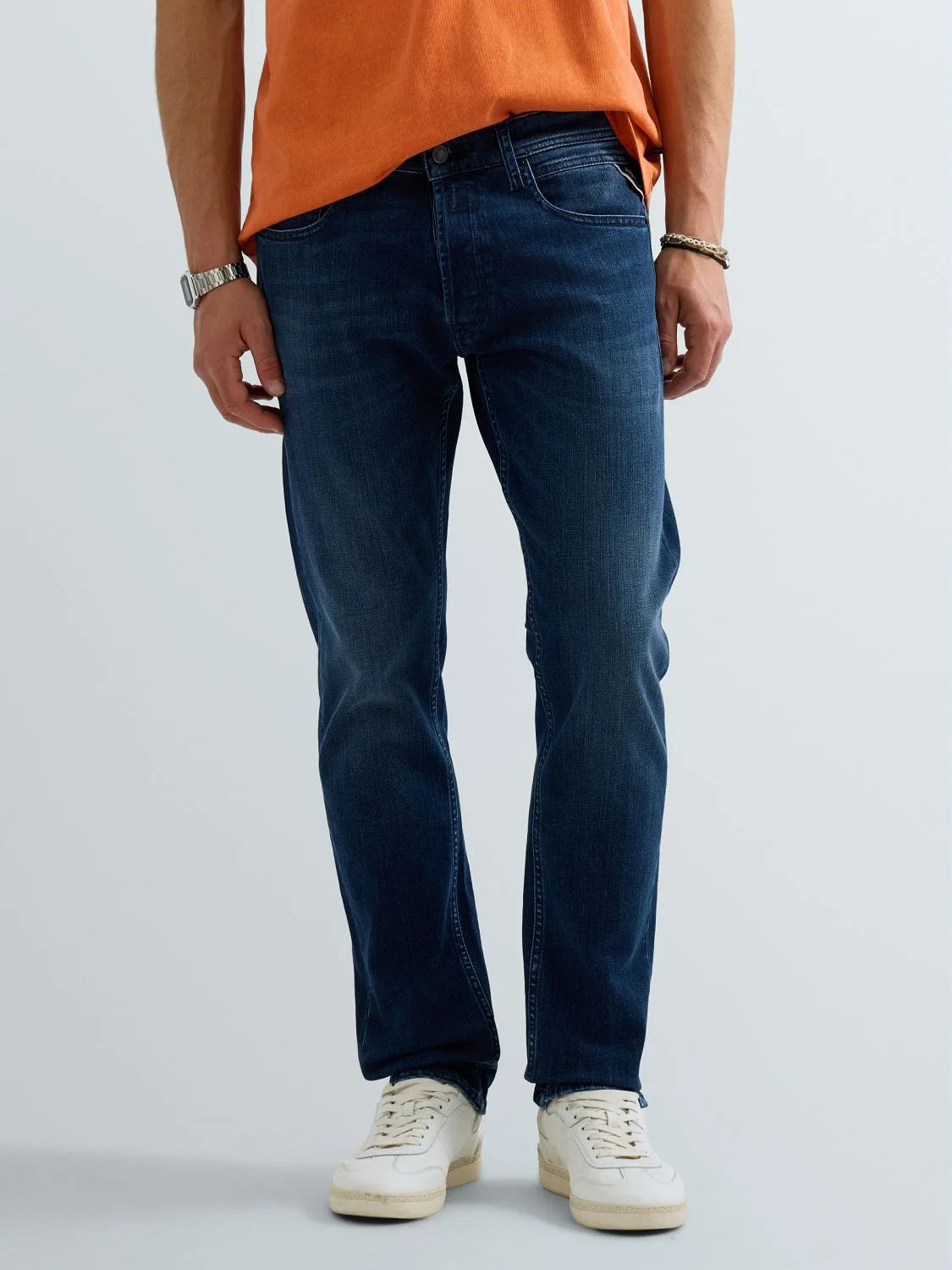 Replay Calça ganga azul Grover