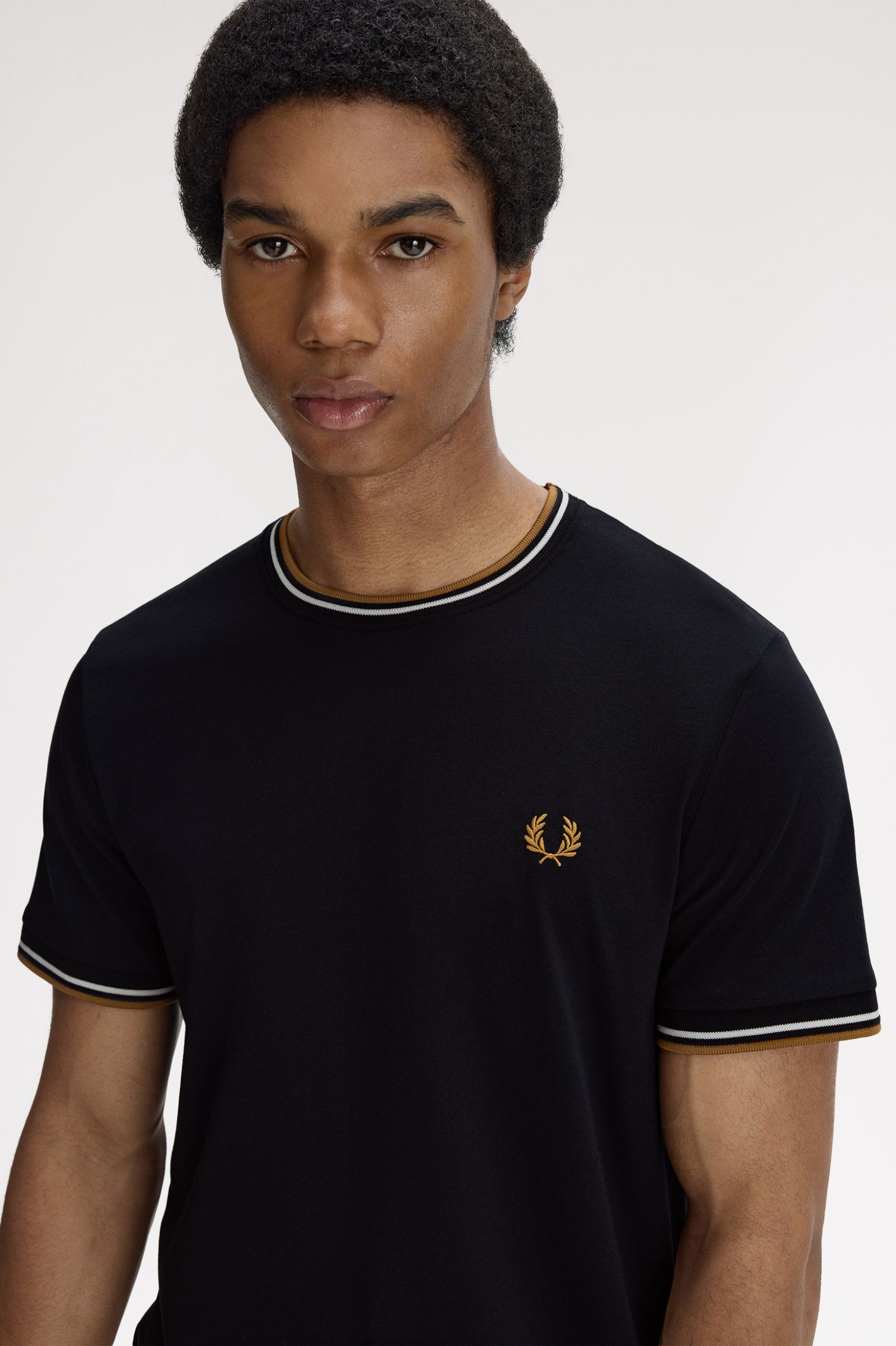 Fred Perry T-shirt riscas várias cores