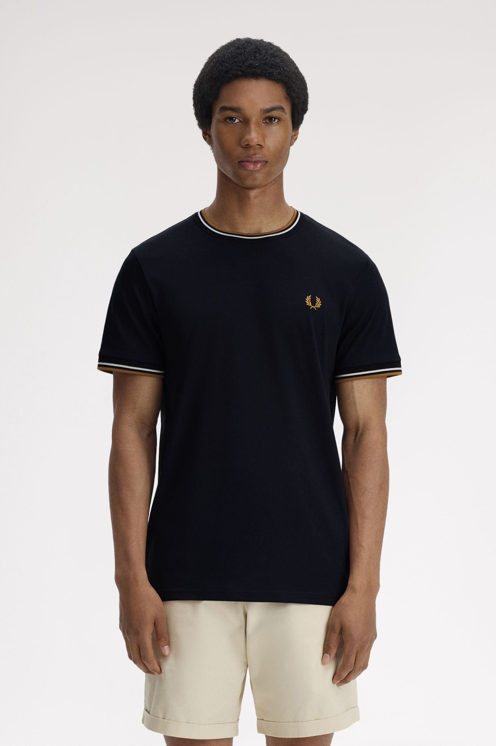 Fred Perry T-shirt riscas várias cores