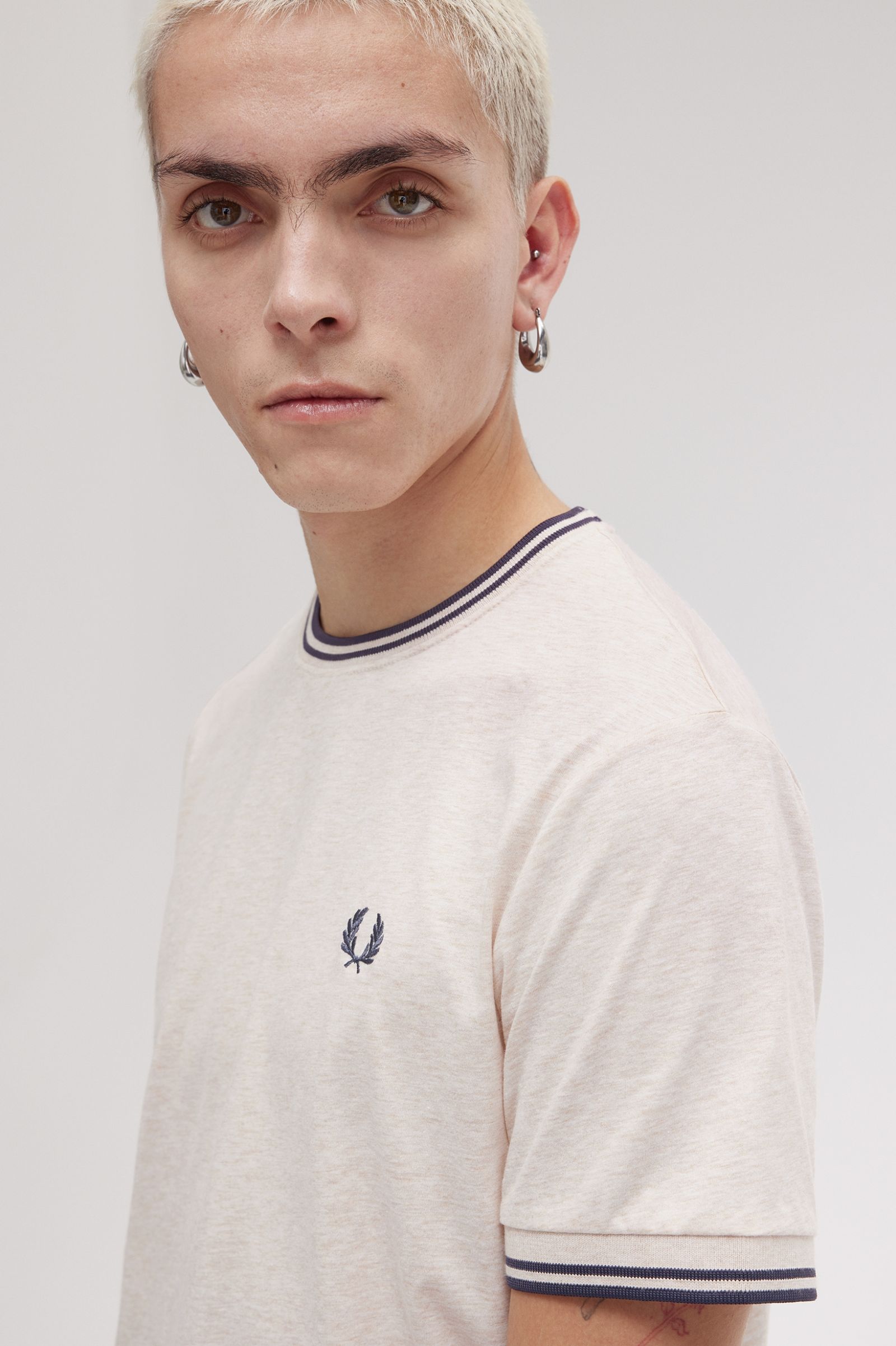 Fred Perry T-shirt riscas várias cores