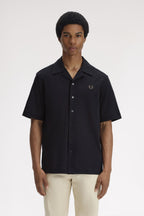 Fred Perry Camisa Malha de Algodão Manga Curta