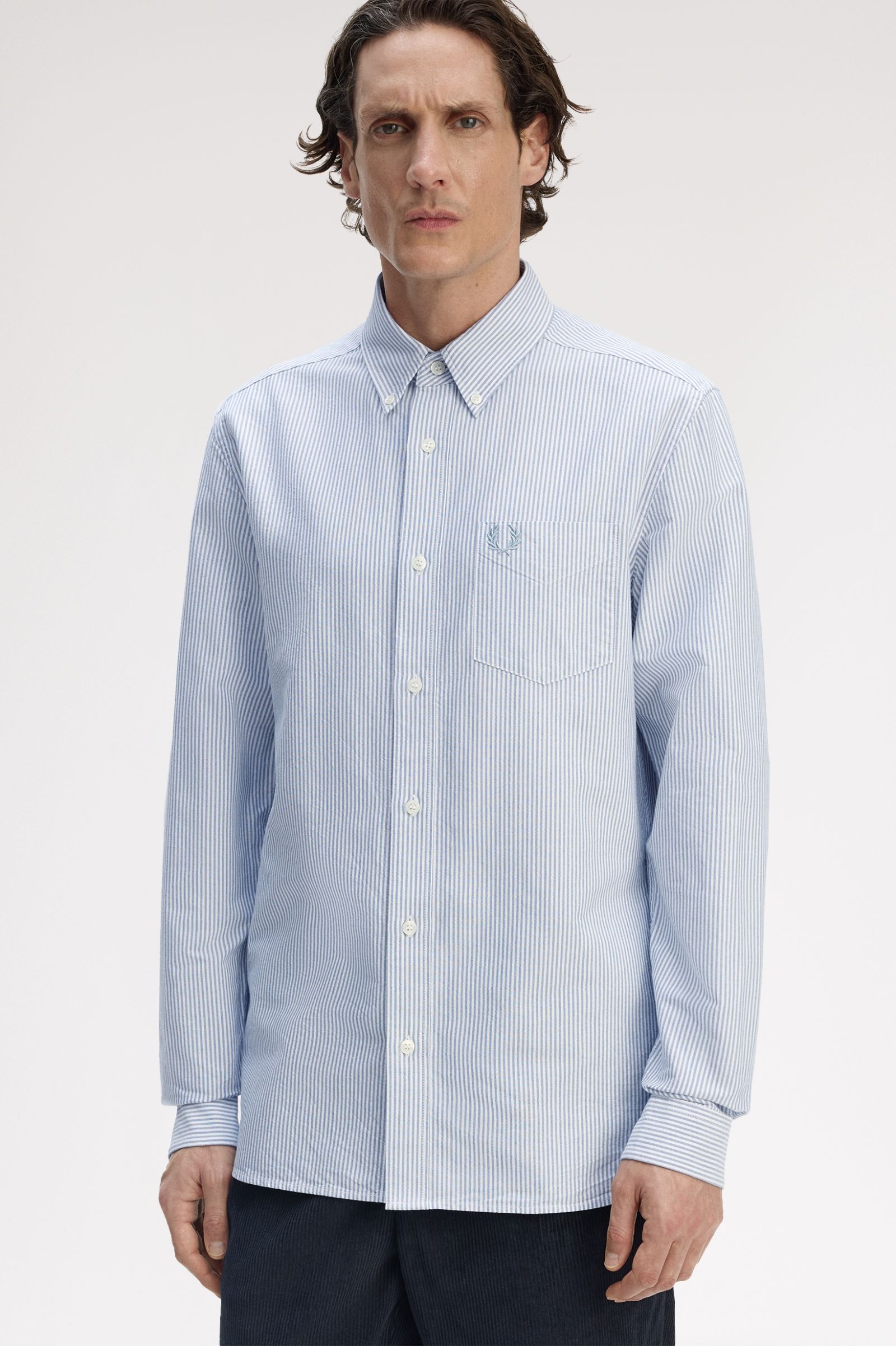 Fred Perry Camisa Oxford riscas