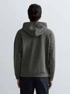 Replay Blue jacket with zipper and adjustable hood.