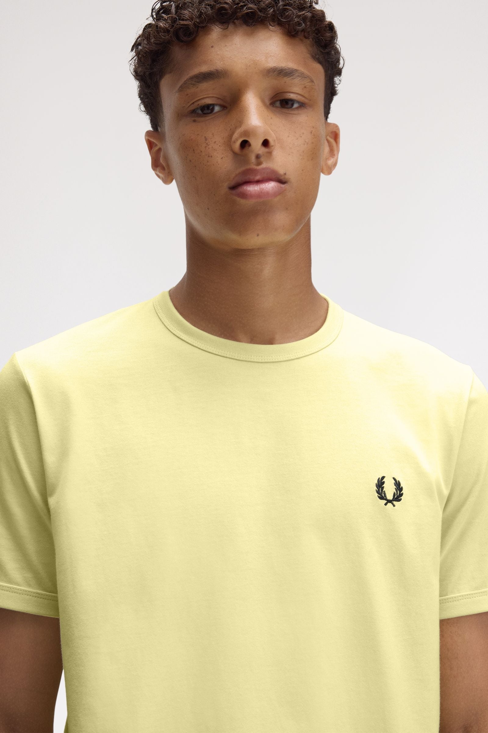 Fred Perry T-shirt Algodão Regular Fit Gola Redonda Modelo 2