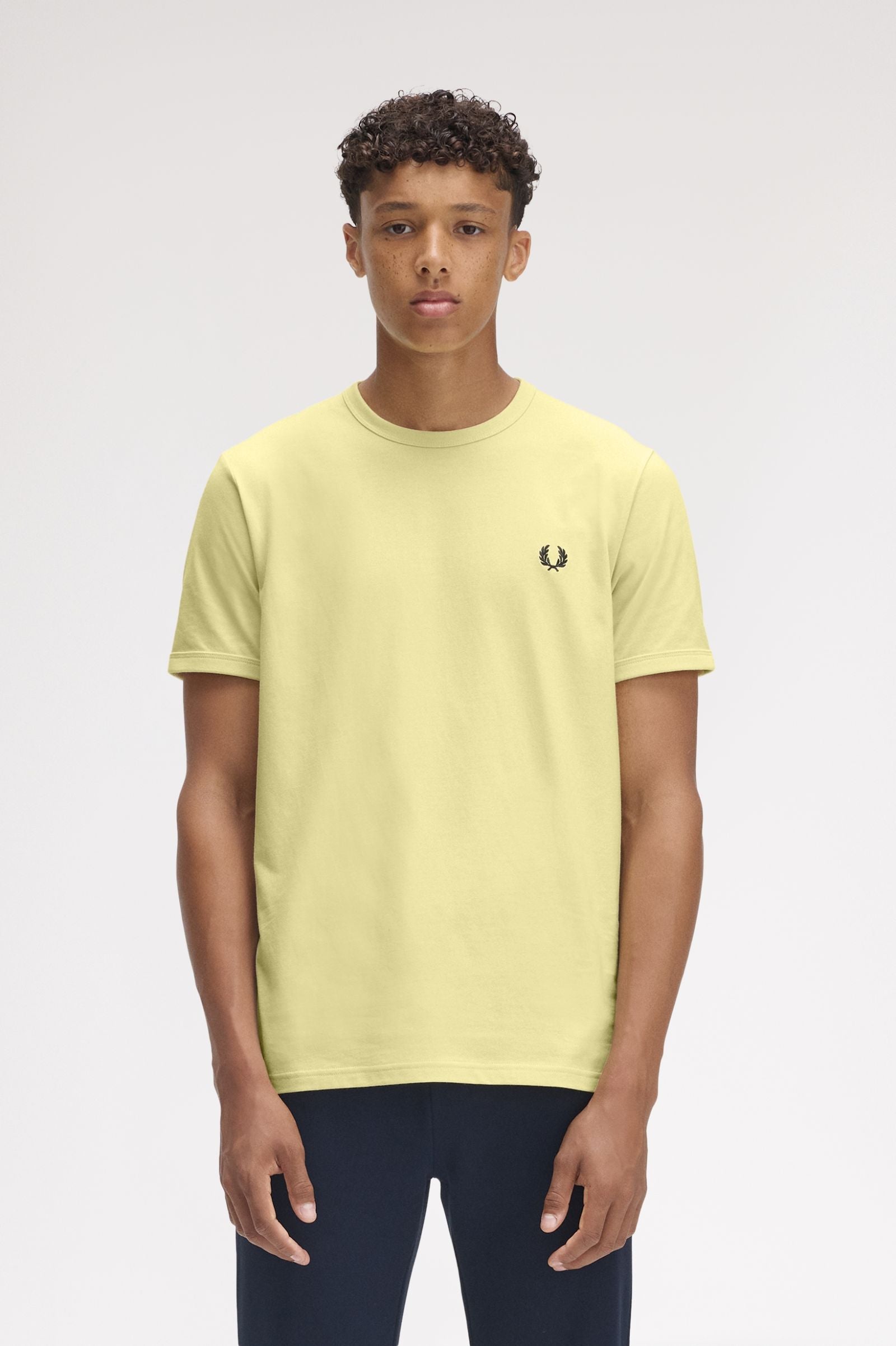Fred Perry T-shirt Algodão Regular Fit Gola Redonda Modelo 2