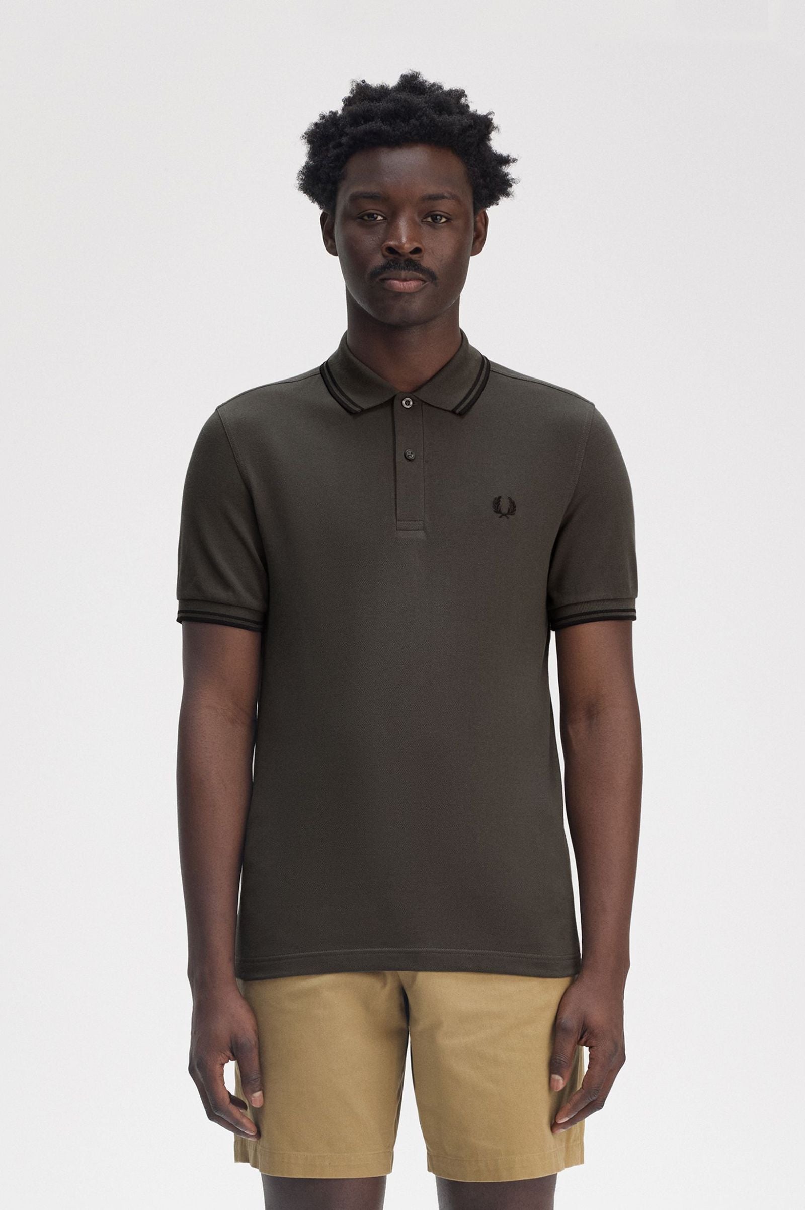 Fred Perry Polo Piqué Algodão Regular Fit Modelo 5