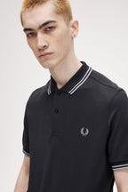 Fred Perry Polo Piqué Algodão Regular Fit Modelo 4 - detalhe