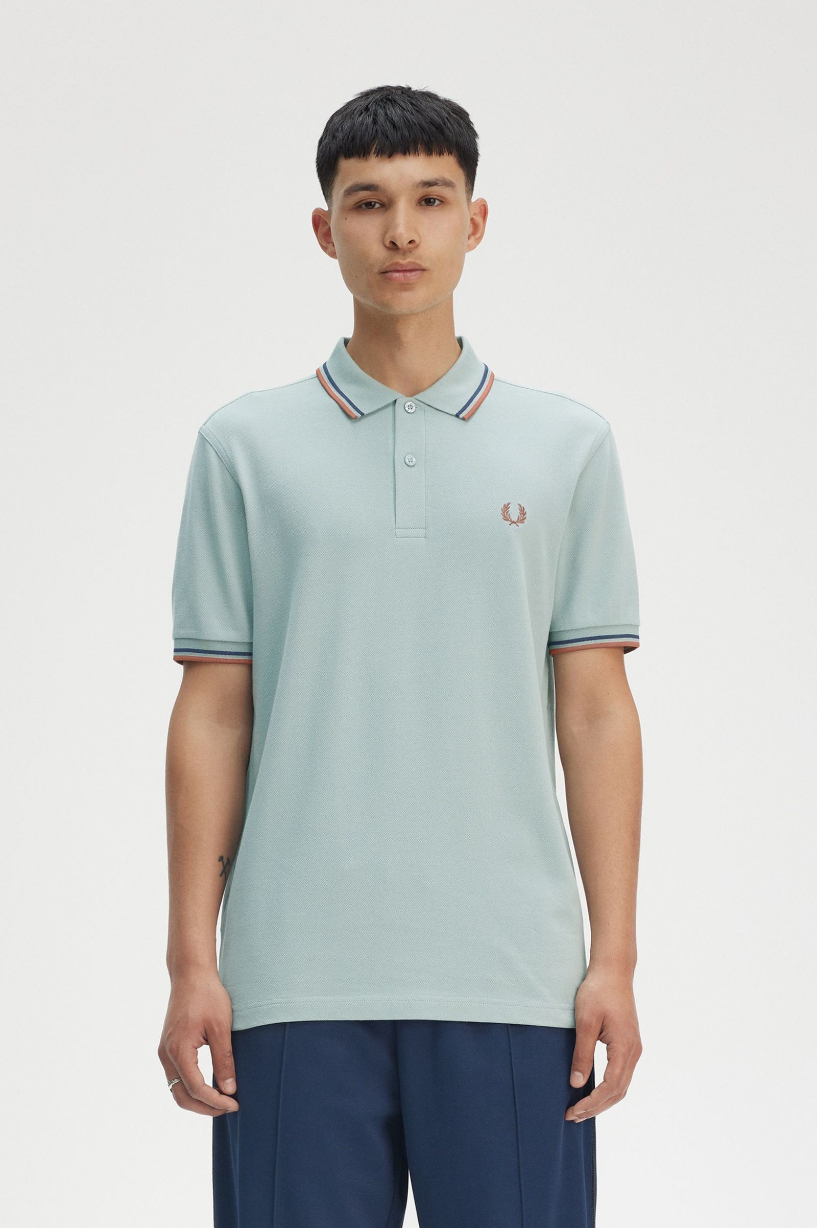 Fred Perry Polo Piqué Algodão Regular Fit Modelo 4