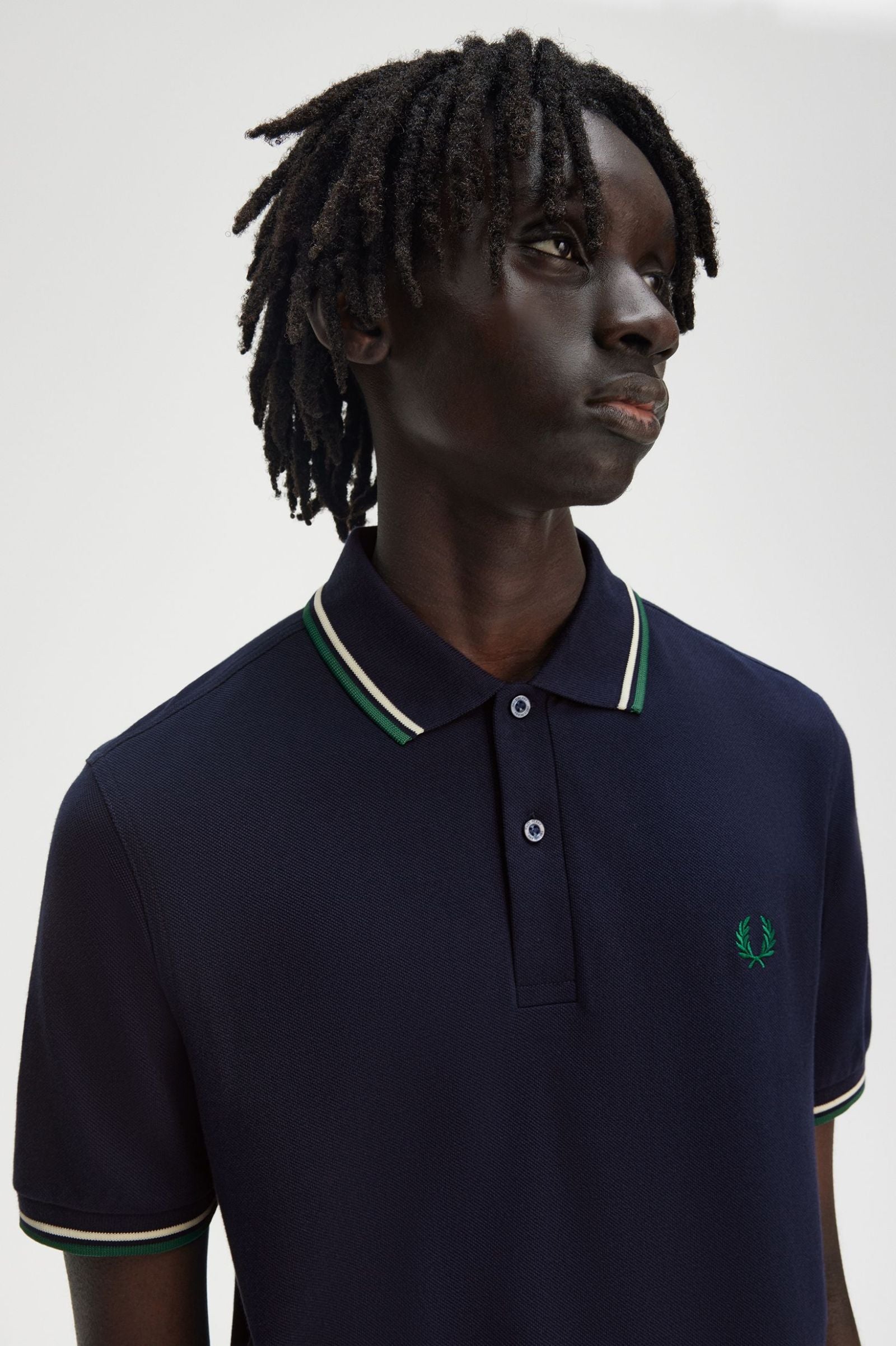 Fred Perry Polo Piqué Algodão Regular Fit Modelo 6 - detalhe