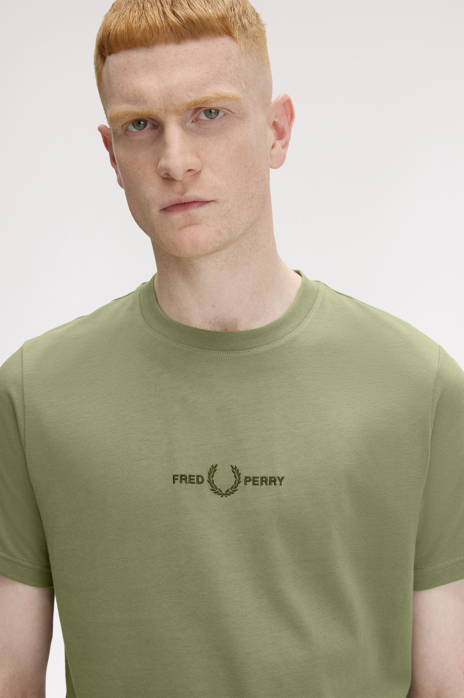Fred Perry T-shirt Bordado Algodão Regular Fit - detalhe