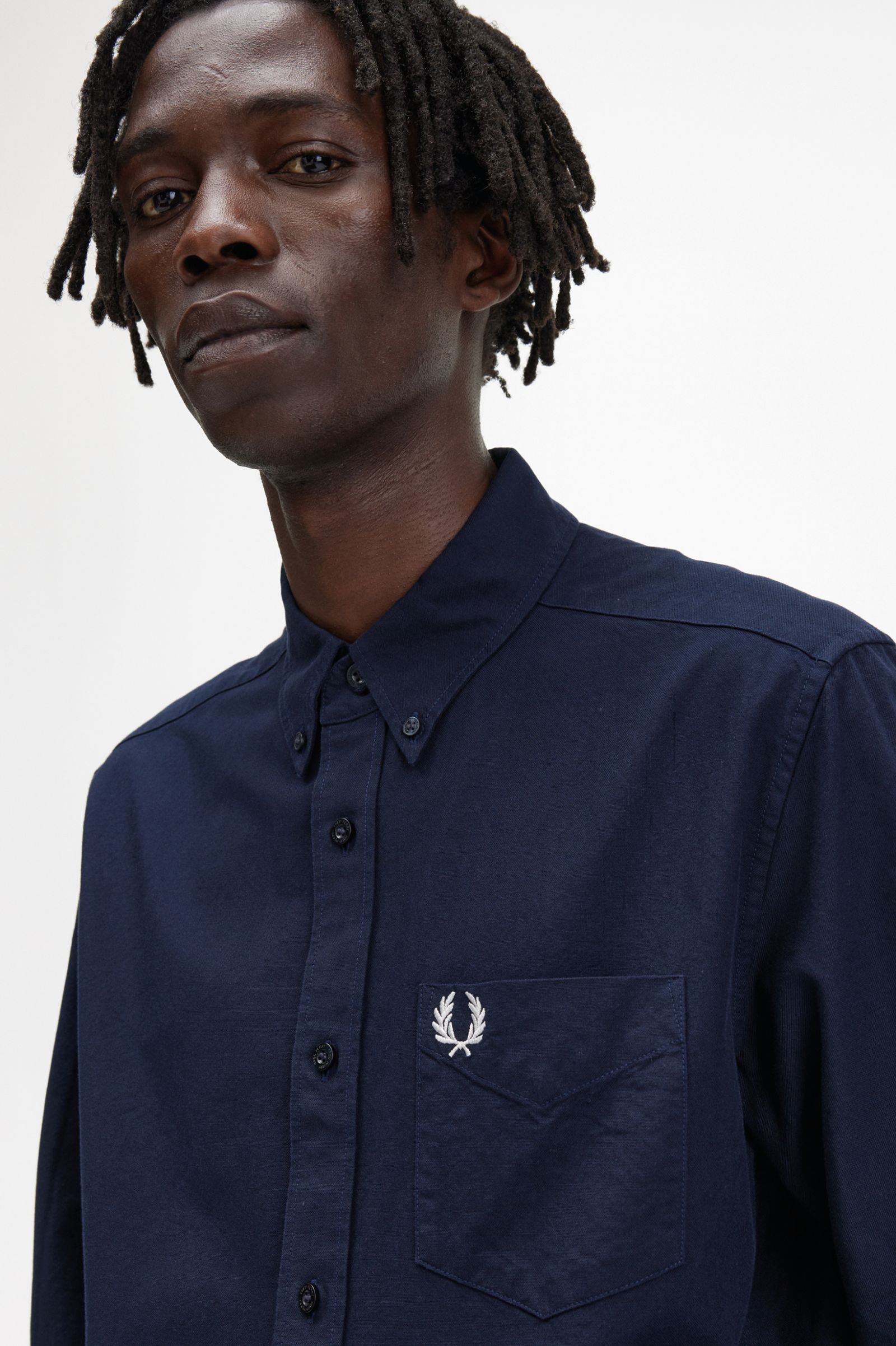 Fred Perry Camisa Algodão Oxford Regular Fit Modelo 6