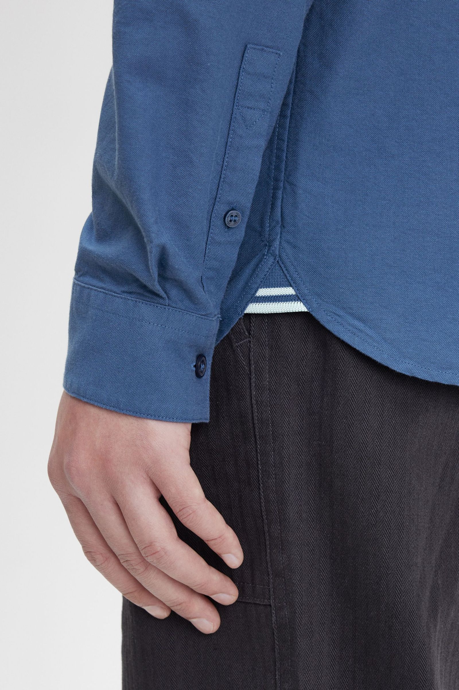 Fred Perry Camisa Algodão Oxford Regular Fit Modelo 3