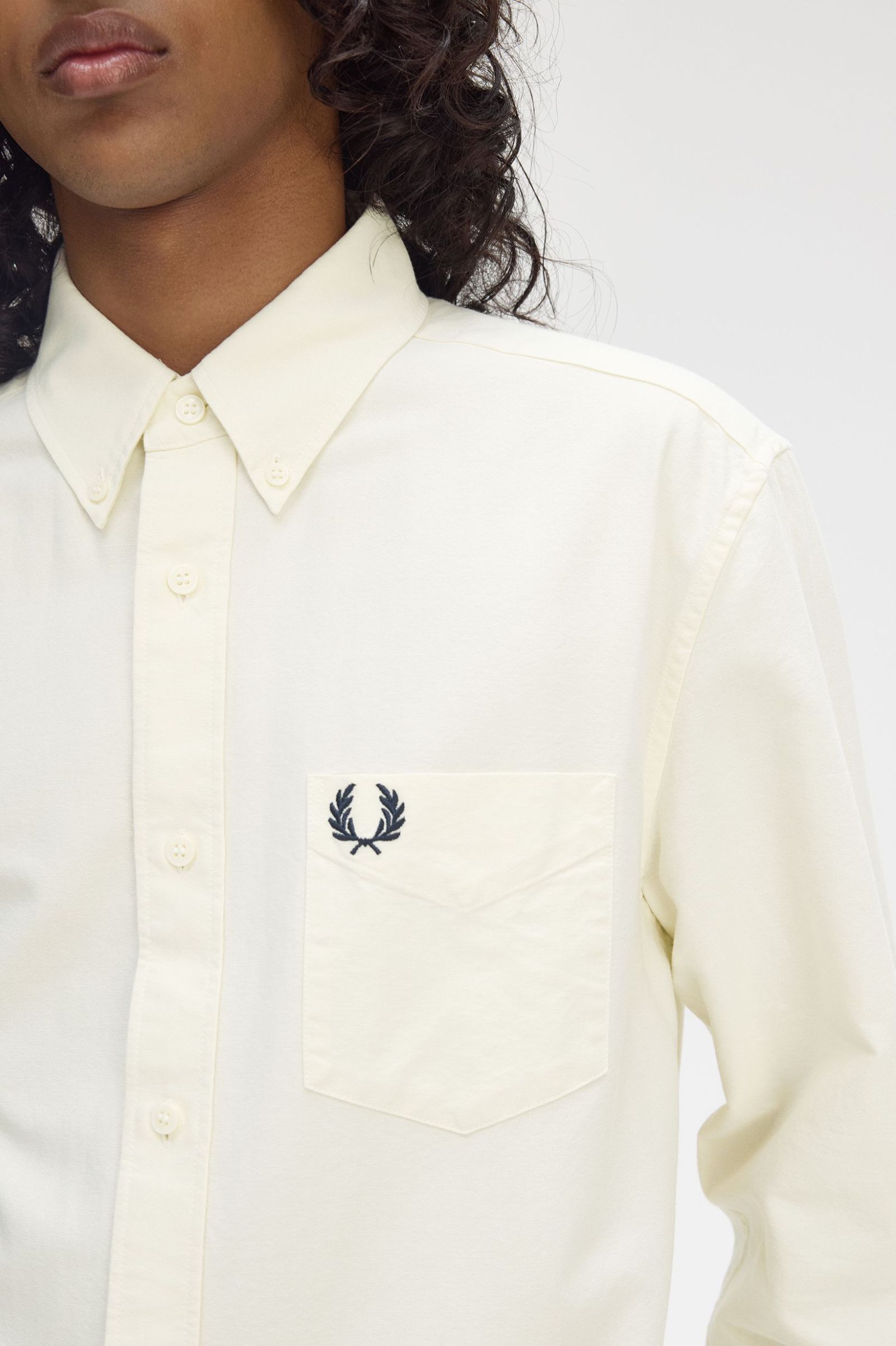 Fred Perry Camisa Algodão Oxford Regular Fit - detalhe