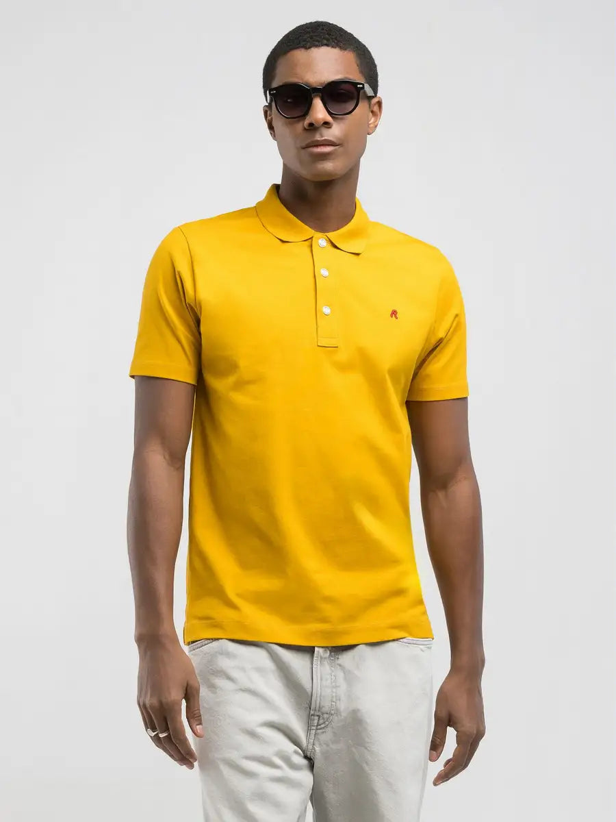 Replay Polo amarela 5 - vista frontal