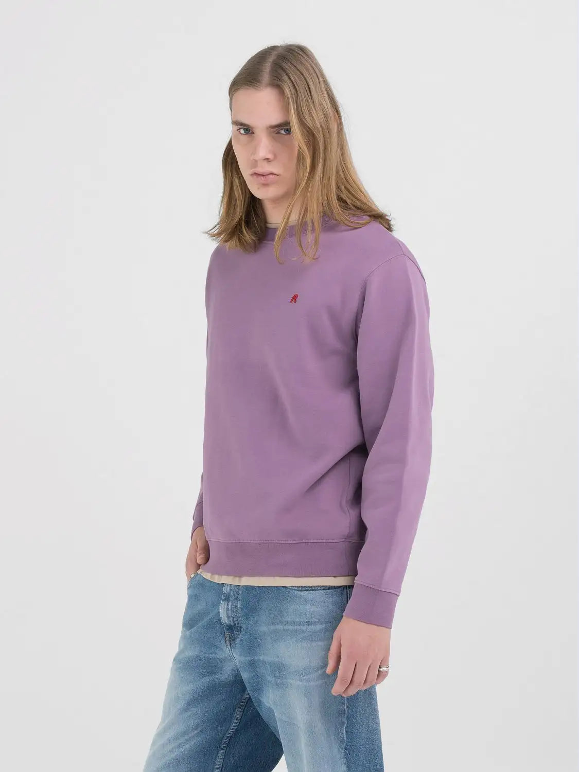 Replay Sweat Modelo 2 roxo - vista frontal
