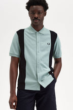 Fred Perry Camisa Bordado Piqué Algodão Modelo 2 - detalhe