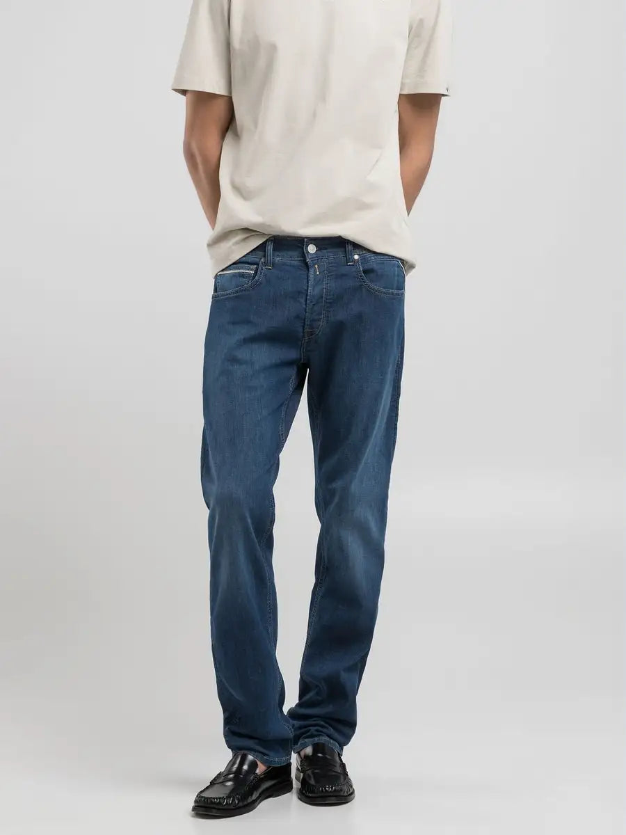 Replay Jeans Grover Modelo 3 azul - vista frontal