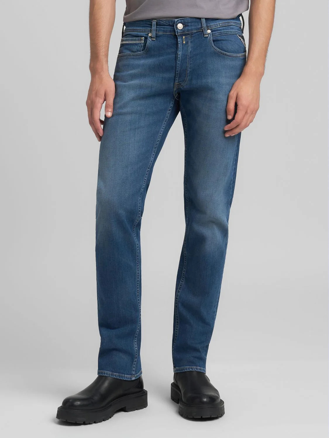Replay Jeans Grover Modelo 2 azul - vista frontal