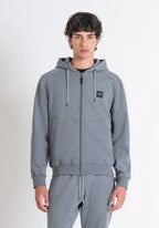Antony Morato Hoodie com Capuz com Bolsos cinzento - vista frontal