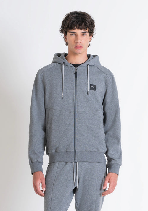 Antony Morato Hoodie com Capuz com Bolsos cinzento - vista frontal