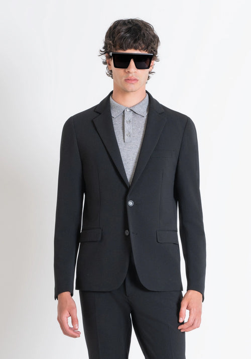 Antony Morato Casaco Viscose Slim Fit com Bolsos Modelo 2 azul - vista frontal