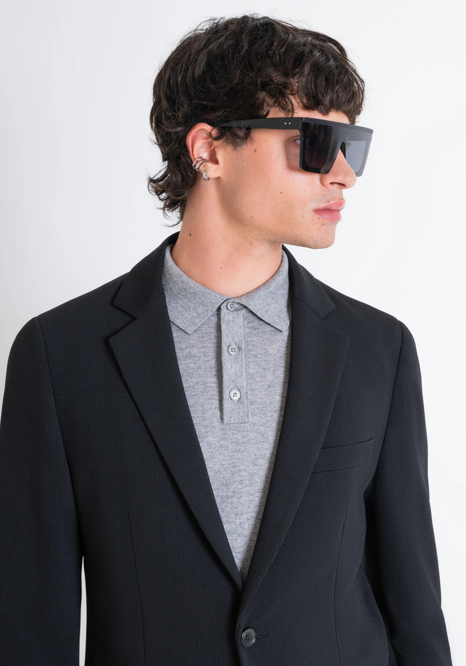 Antony Morato Casaco Viscose Slim Fit com Bolsos Modelo 2 - detalhe