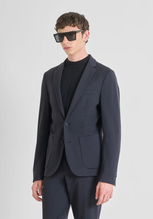 Antony Morato Casaco Slim Fit com Bolsos azul - vista frontal