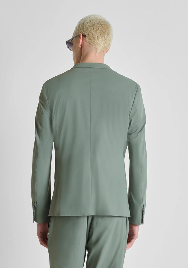 Antony Morato Casaco verde Slim Fit com Bolsos