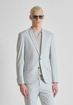 Antony Morato Cazadora gris claro Slim Fit con micropatrón