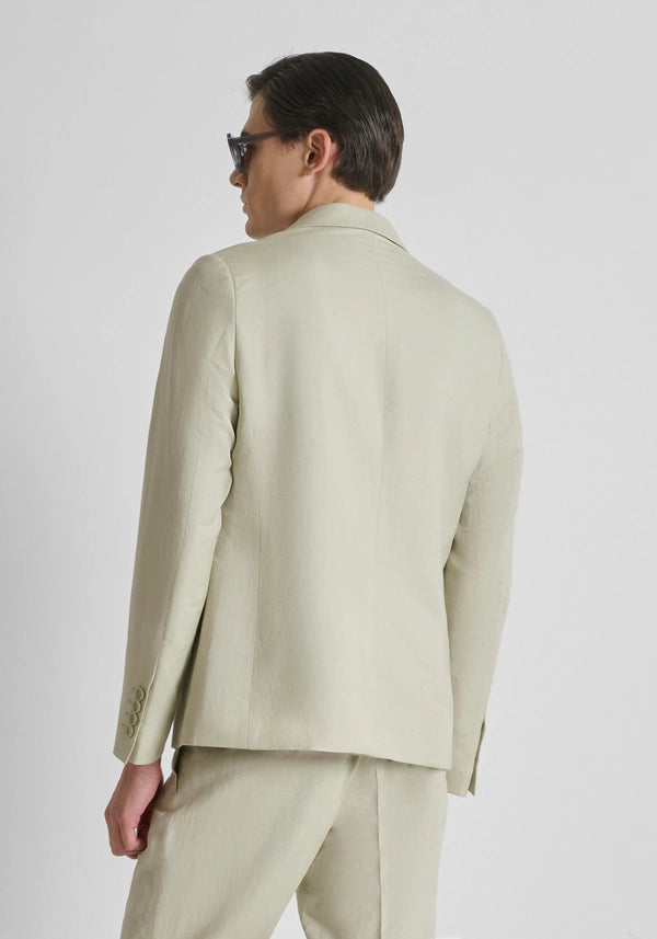 Antony Morato Casaco bege em linho e viscose