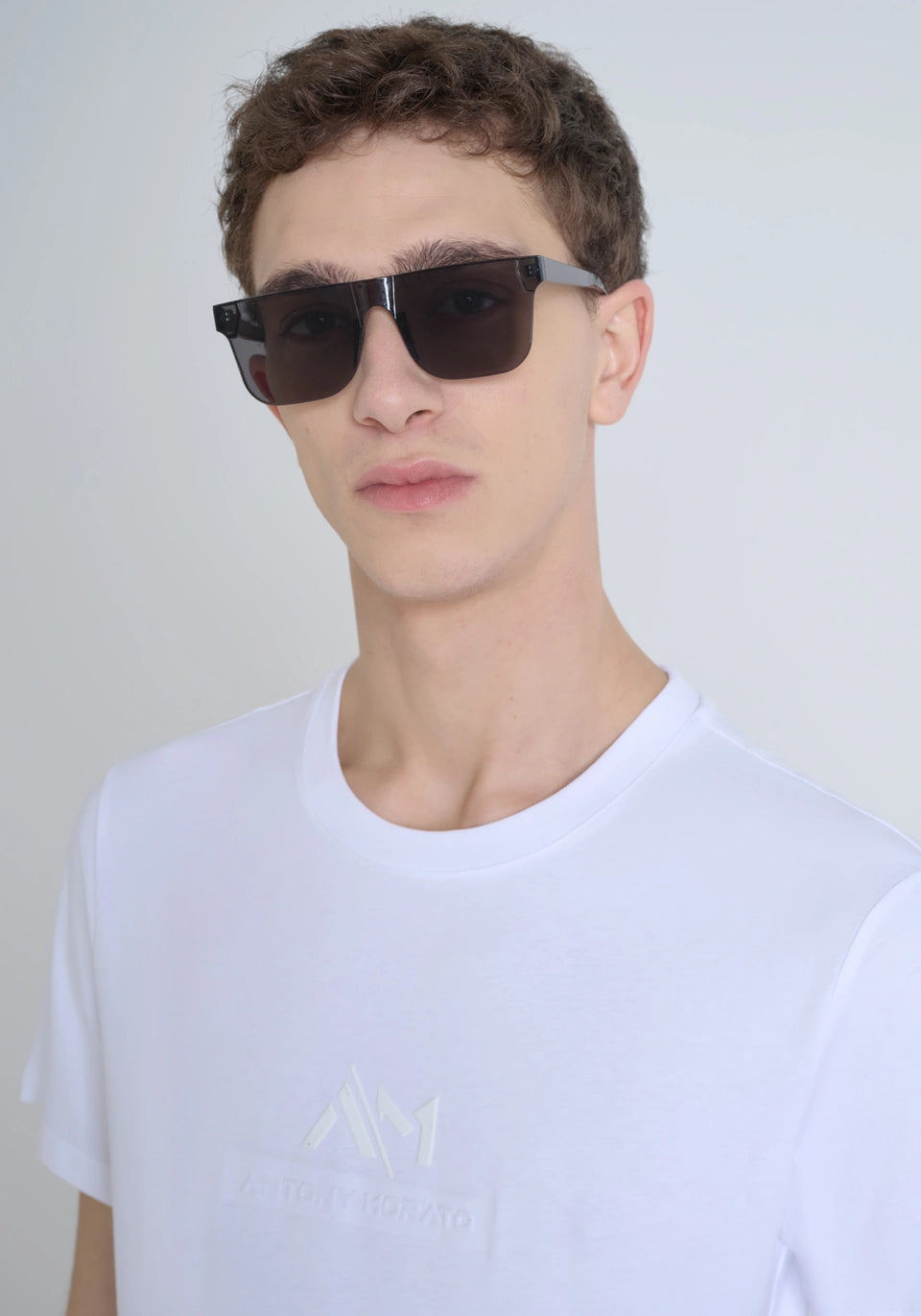 Antony Morato T-shirt Algodão Slim Fit Estampado Modelo 2 - detalhe