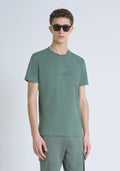 Antony Morato T-shirt Algodão Slim Fit Estampado verde 32 - vista frontal