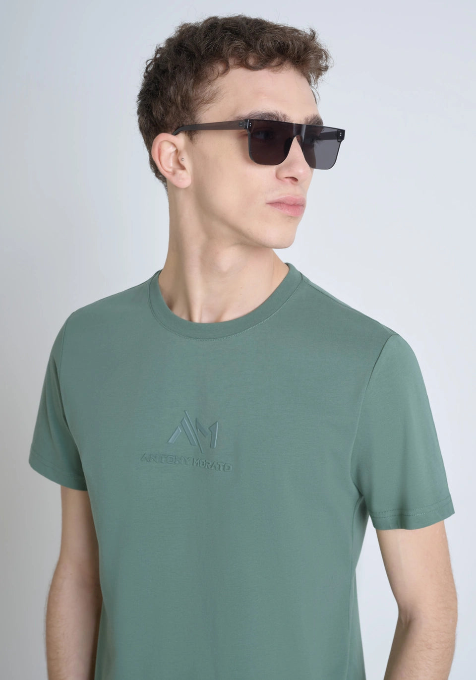Antony Morato T-shirt Algodão Slim Fit Estampado - vista alternativa