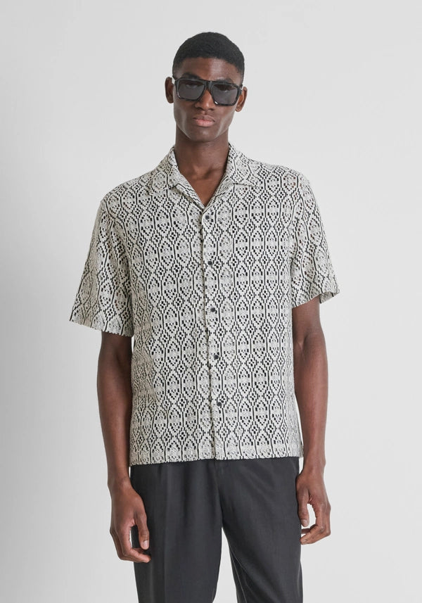 Antony Morato Camisa padrão perfurada