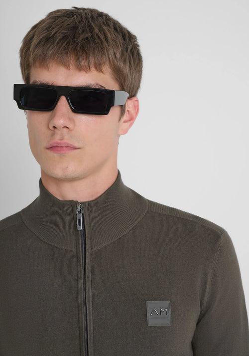 Antony Morato Blusão Viscose Slim Fit com Zíper - detalhe