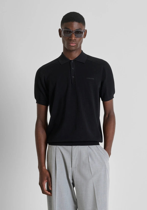 Antony Morato Polo malha Gola clássica com 3 botões