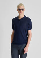 Antony Morato Knit polo shirt Buttonless collar various colours