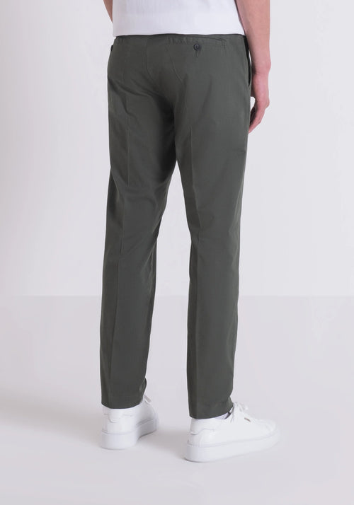 Antony Morato Calças Algodão Slim Fit com Bolsos - detalhe