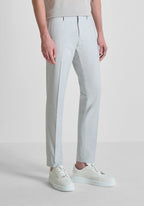 Antony Morato Pantalones gris claro con bolsillos laterales y micropatrón