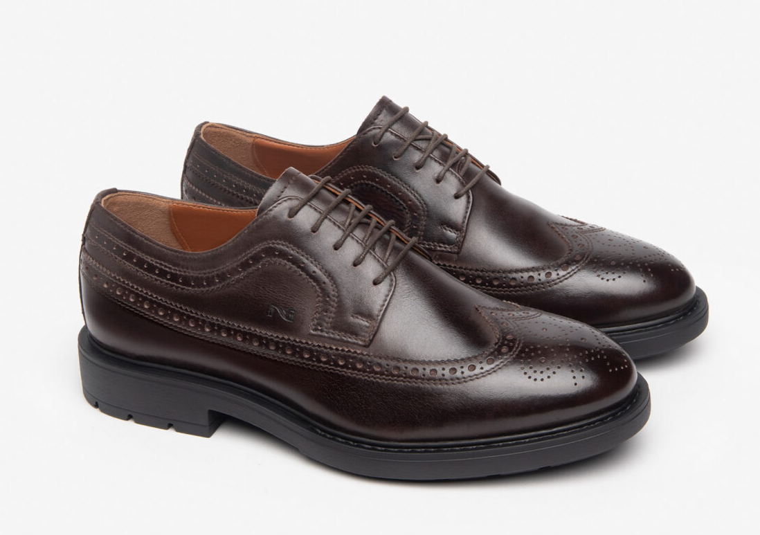 Nero Giardini Sapato Homem castanho - vista frontal