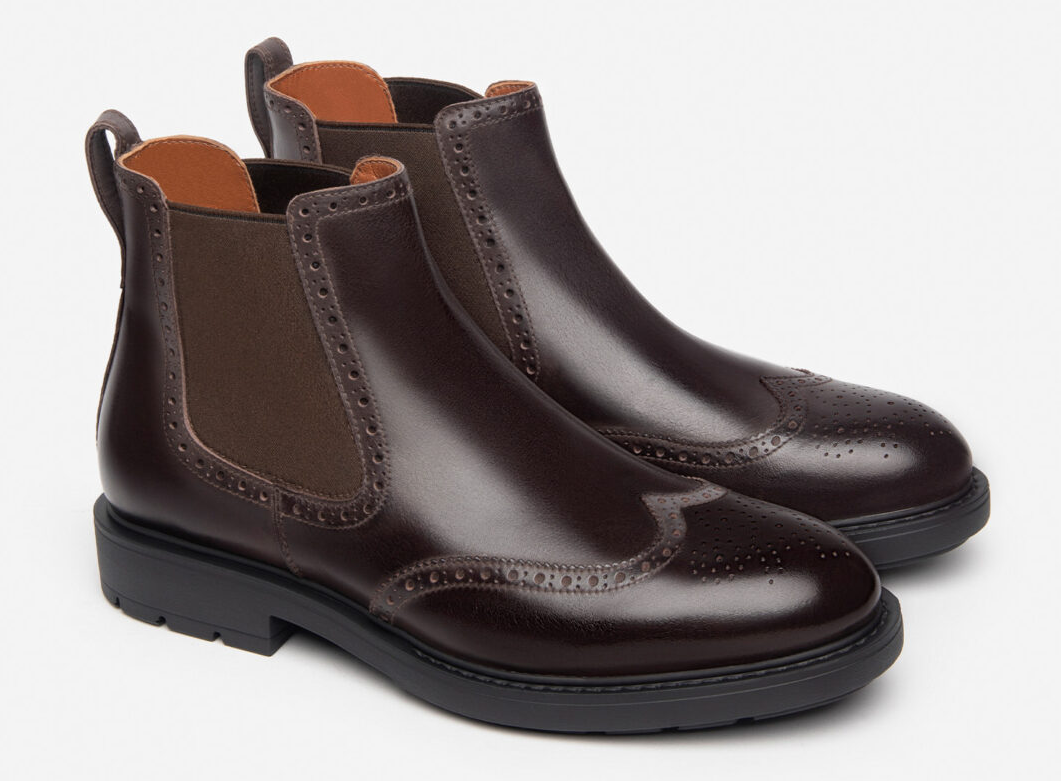 Nero Giardini Botim Homem castanho - vista frontal