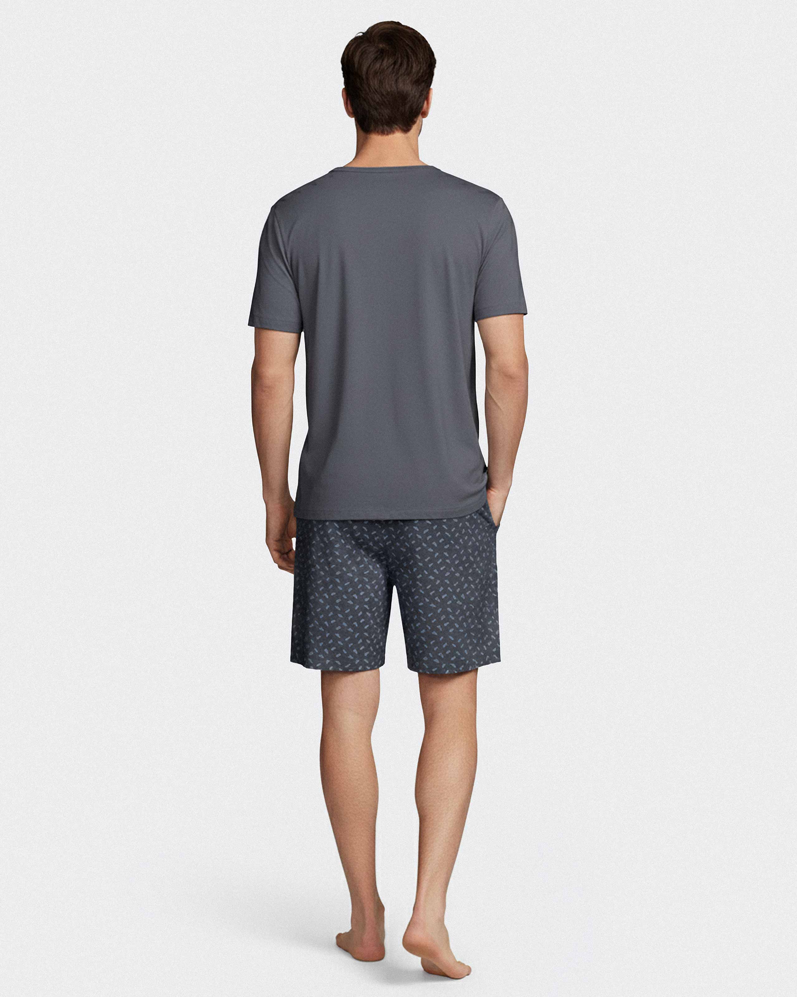 Impetus Pijama homem manga curta e calções estampados