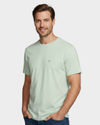 Impetus T-shirt de Homem verde decote redondo