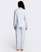 Impetus Women's Long Sleeve Cotton Pyjama Top and Trousers