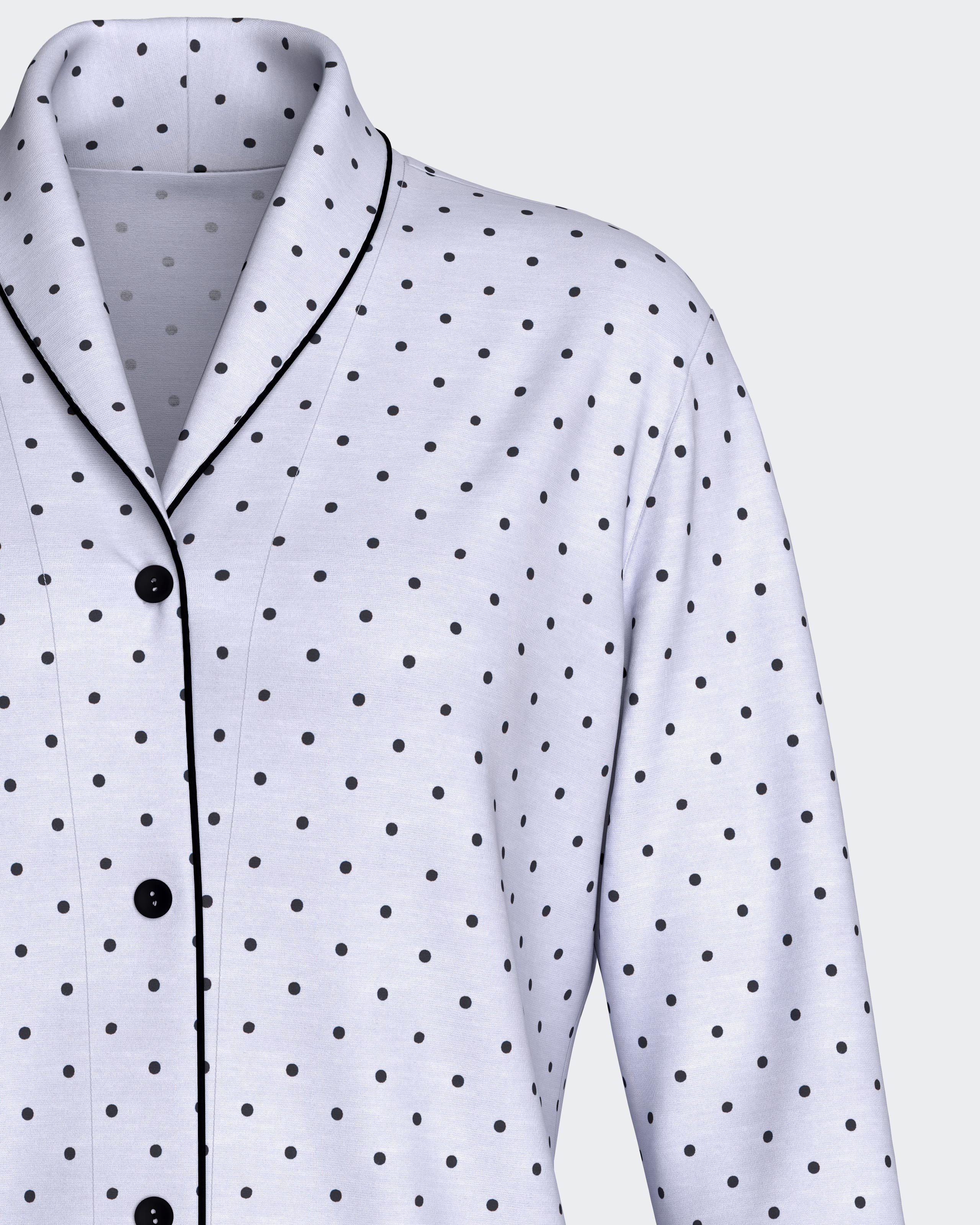 Pijama de mujer Impetus camisa de manga larga de algodón y pantalón