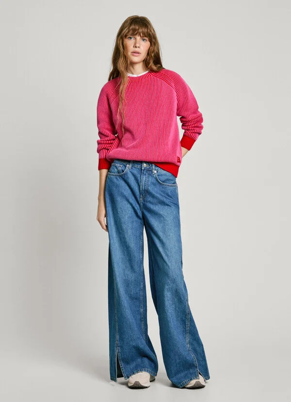 Pepe Jeans Calça wide Leg Jeans - vista frontal