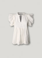 Pepe Jeans blusa manga borboleta bordados florais algodão