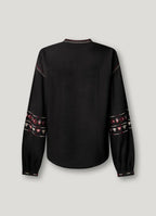 Pepe Jeans Blusa bordados étnicos Janna